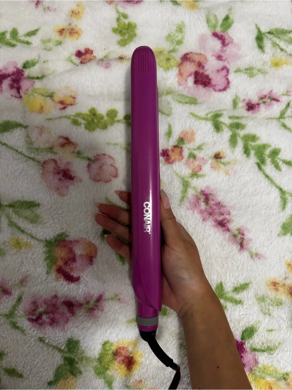 Conair purple Flat Iron Hair Straightener - Smooth Styling